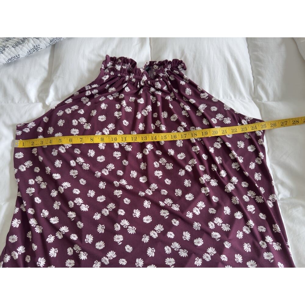 Ann Taylor Factory Ruffled Neck Tank XL - Picture 5 of 6